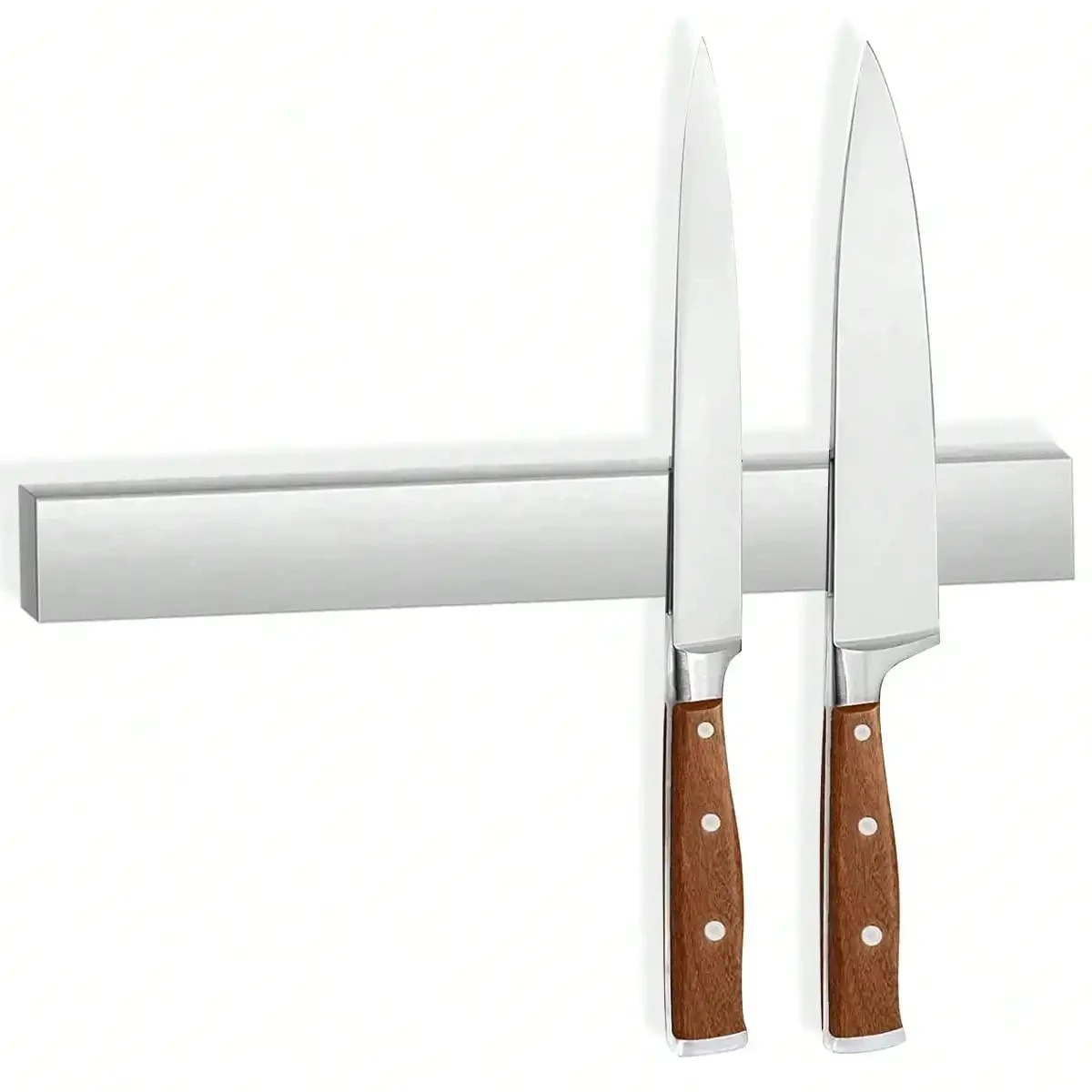 Wall-Mounted Knife Holder shown in a tidy kitchen organization scene
